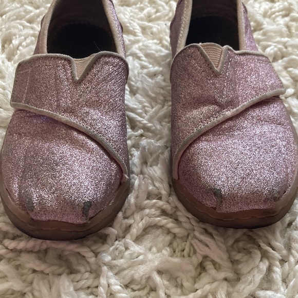 TOMS Sparkle Glitter Shoe Purple Pink Size 11 - Picture 3 of 12